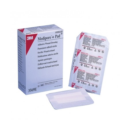 MEDIPORE+PAD medicazione sterile in TNT con tampone